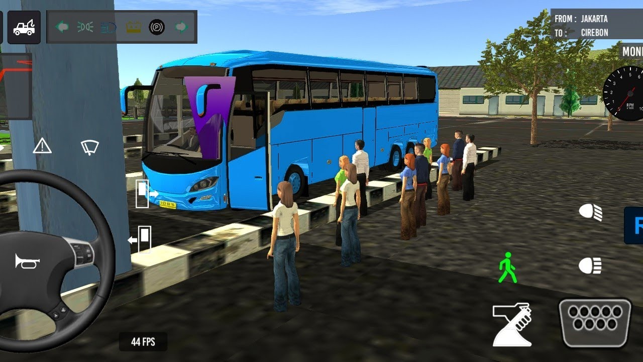 2026 new coach bus simulator 💥 || 2025 indonesia bus simulator part-8 #bus #game #simulator#1