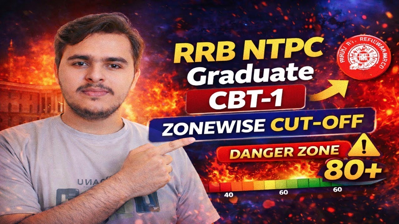 RRB NTPC Graduate CBT-1 Zonewise Cut-off 🤩 इतने Marks पर होगा Qualify 🥳 RRB NTPC Graduate  cut-off 