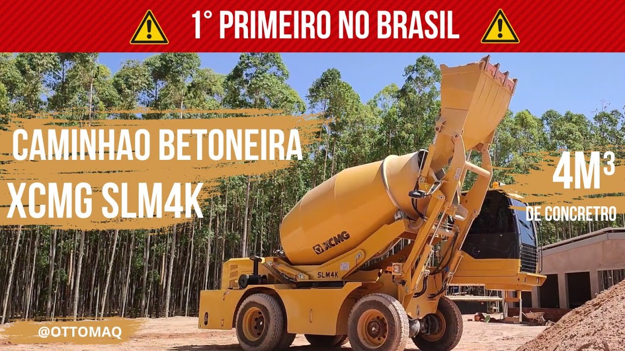 Caminhão Betoneira de Auto-Abastecimento  XCMG - SLM4K