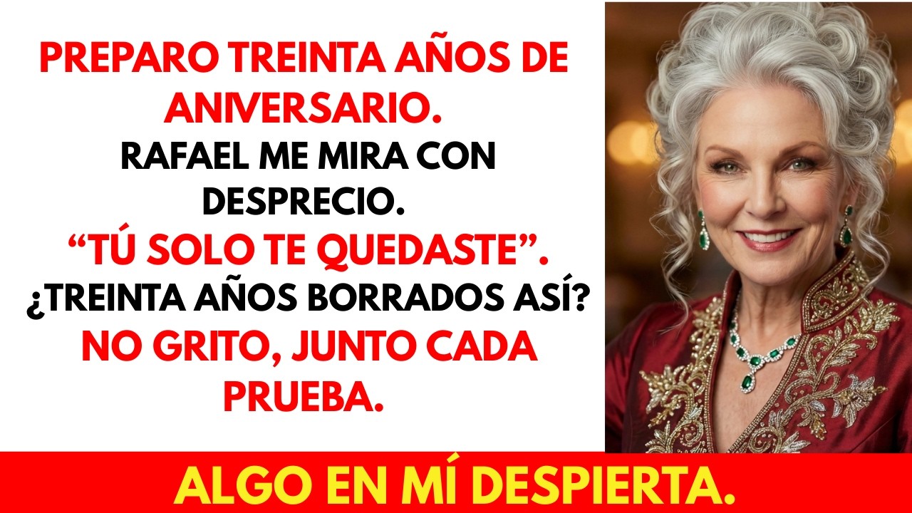 Solo te quedaste”… después de 30 años juntos.