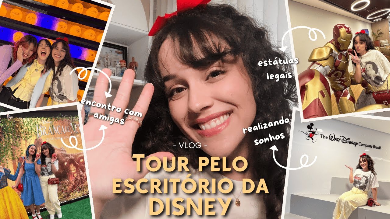 Tour pelo escrit&oacute;rio da Disney - vlog