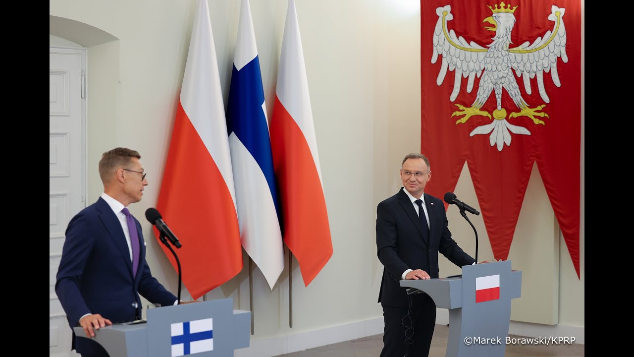 Pałac Prezydencki | Spotkanie Prezydentów Polski i Finlandii z przedstawicielami mediów