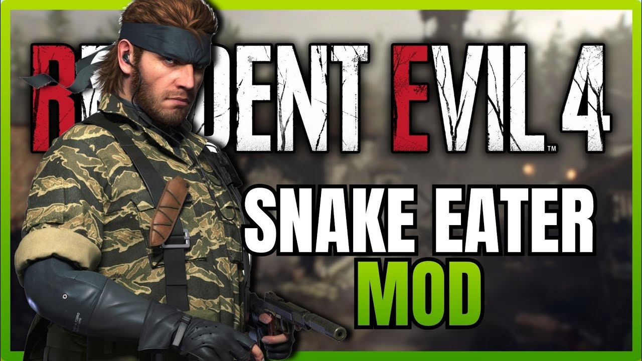 “Leon Kennedy is BIG BOSS” Snake Eater Mod | RESIDENT EVIL 4 REMAKE