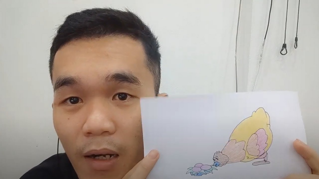 Complete the coloring picture of the mother hen incubating eggs
