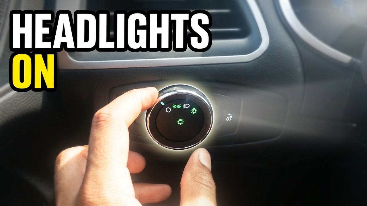 Ford Edge - How to Turn On/Off Headlights