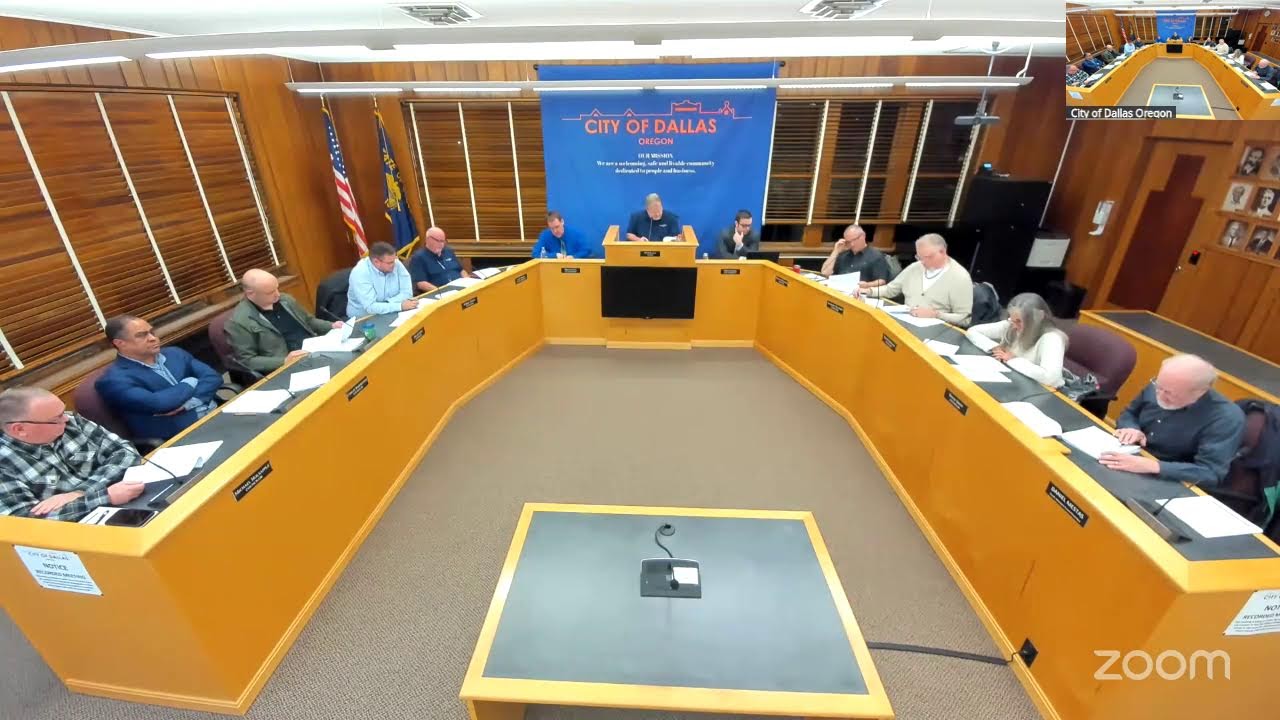 City of Dallas Oregon's City Council Meeting January 5, 2026