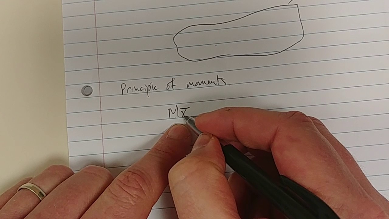 Chap 9 (b) - Using moments to calculate the centers