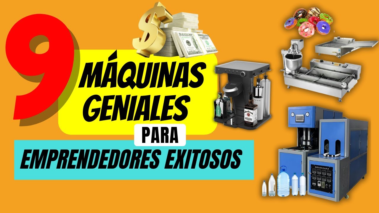 9 MÁQUINAS GENIALES para ¡EMPRENDEDORES EXITOSOS!🤑🚀