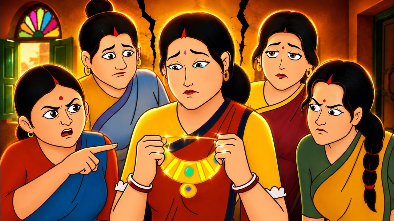 এক ছাদের নিচে পাঁচ বউ   | Bengali Emotional Story   |  Panch Bou Er Golpo