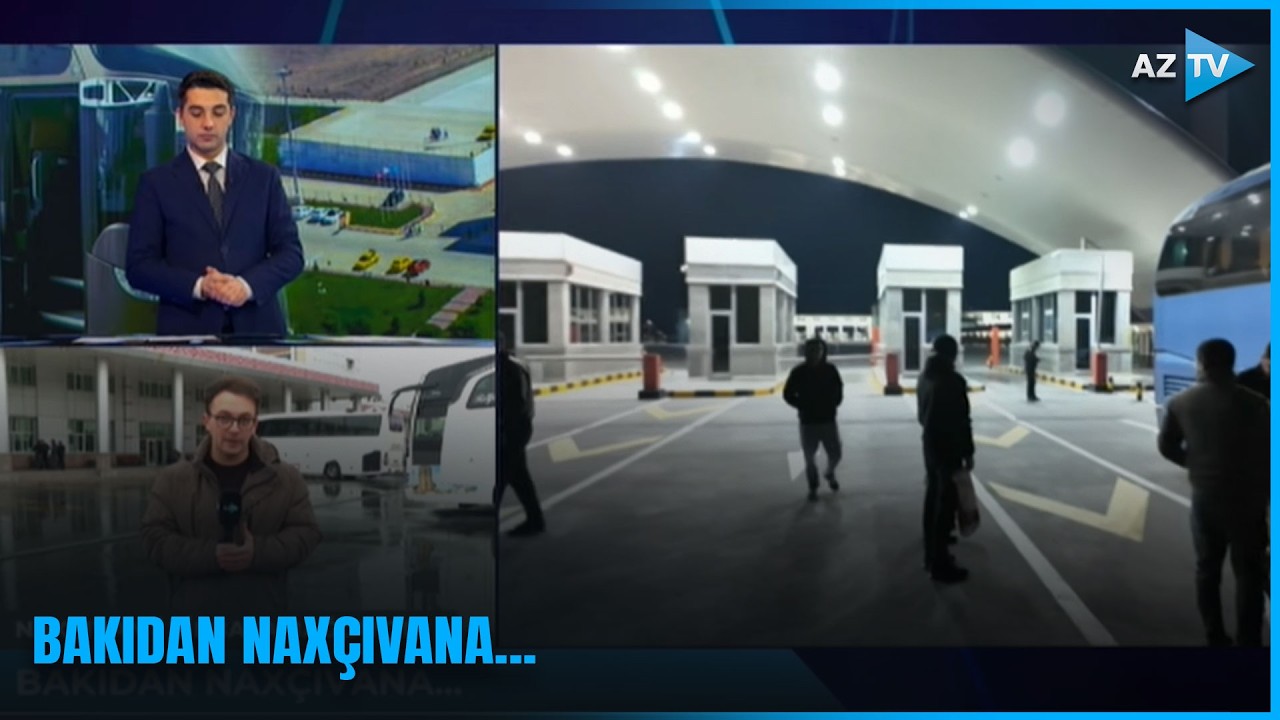 Sərnişinlər İğdır hava limanından avtobuslarla Naxçıvana yola salınıblar