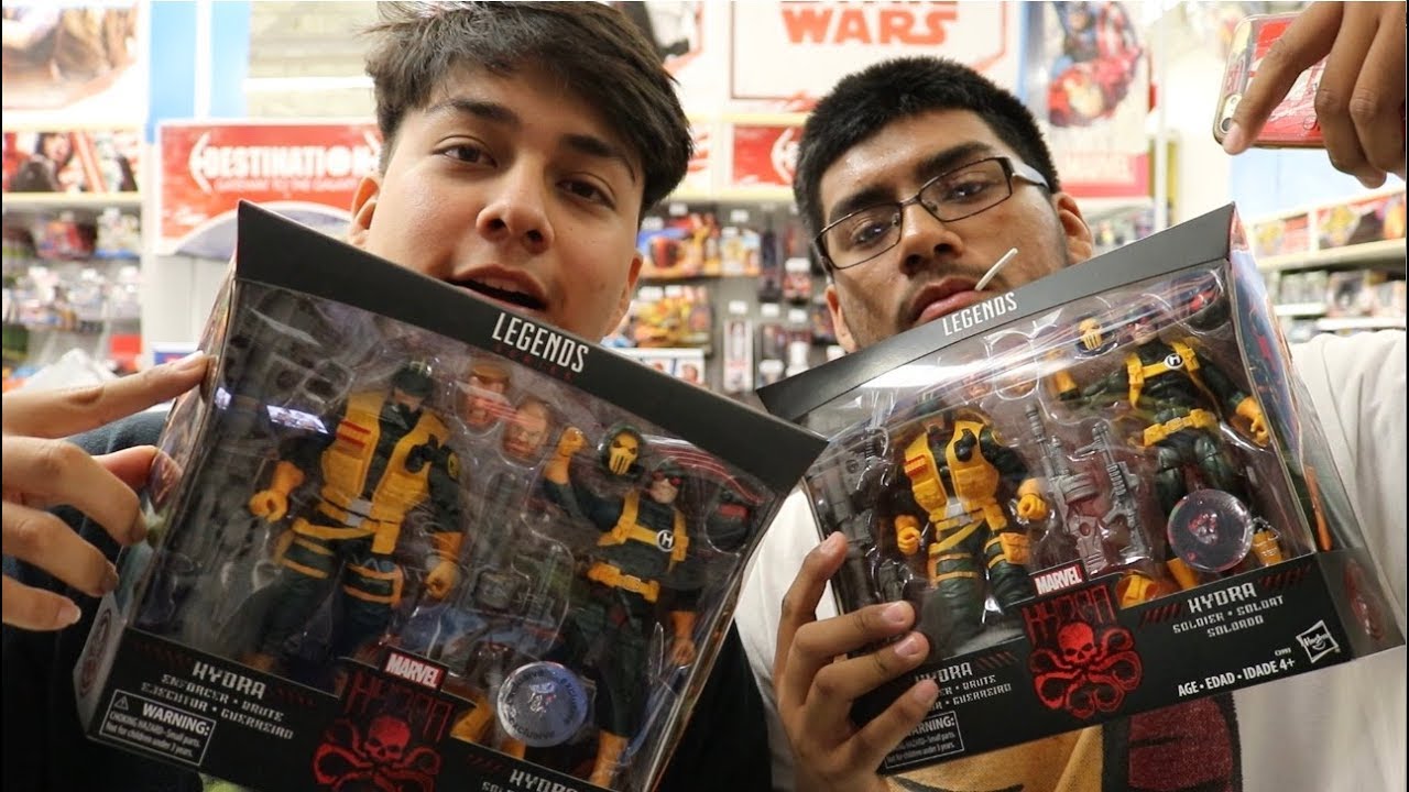 Toy Hunting for new Marvel Legends Hydra 2 Pack and S.H Figuarts!