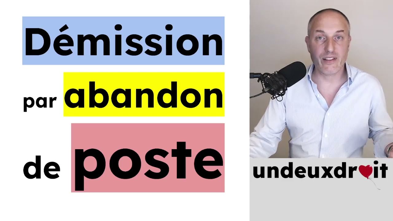⚠️ La démission par abandon de poste ⚠️