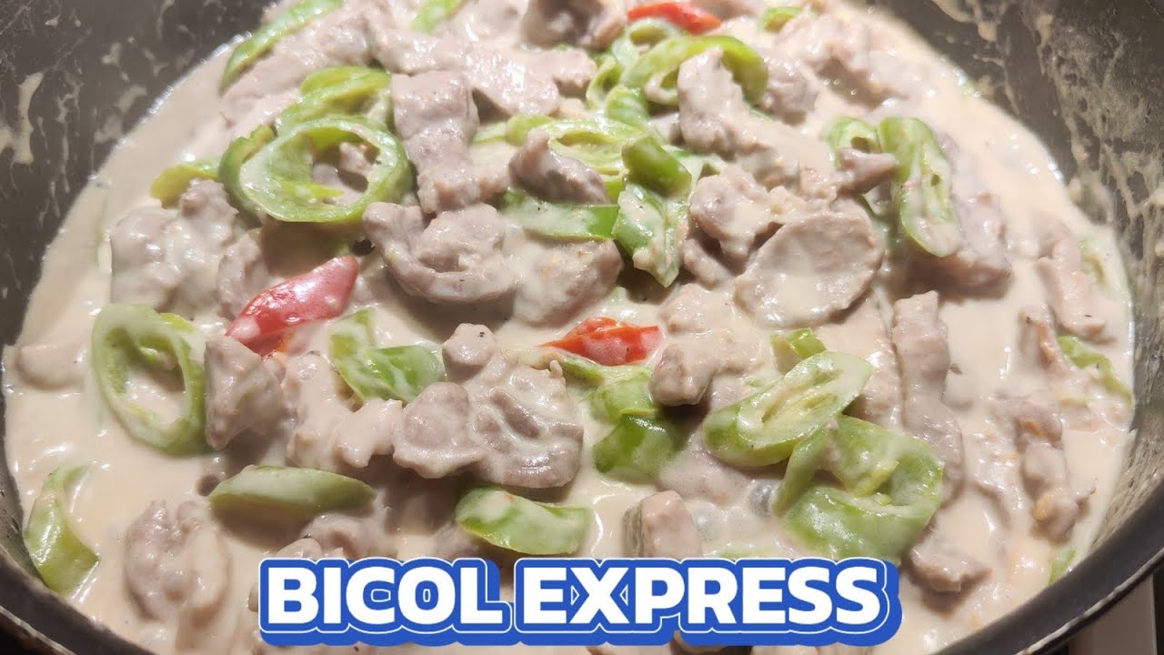 BICOL EXPRESS - Spicy coconut chili pork delight 