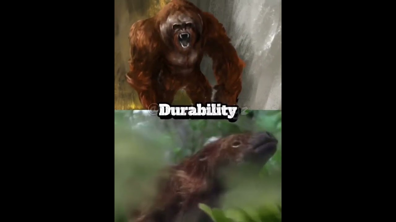 Megatherium Vs Gigantopithecus | #animals #debate