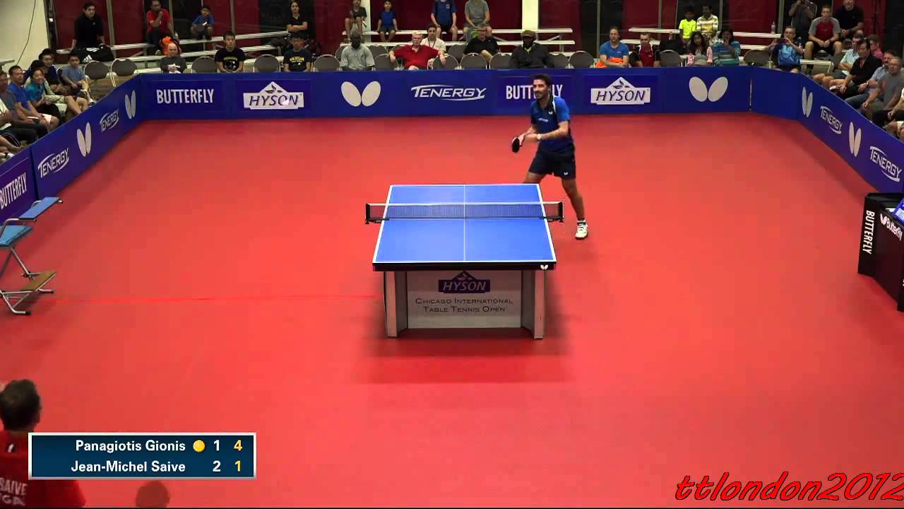 Gionis Panagiotis vs Jean-Michel Saive (Chicago Open 2015)