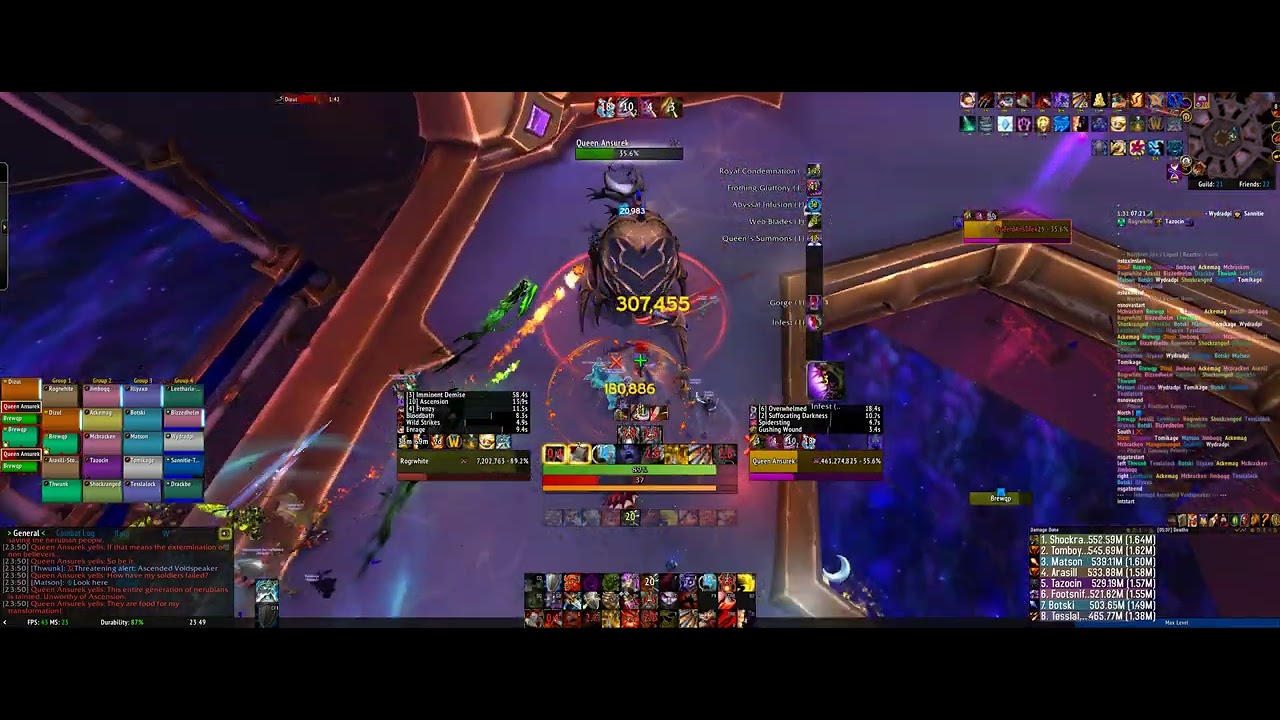 Queen Ansurek Mythic Warrior POV