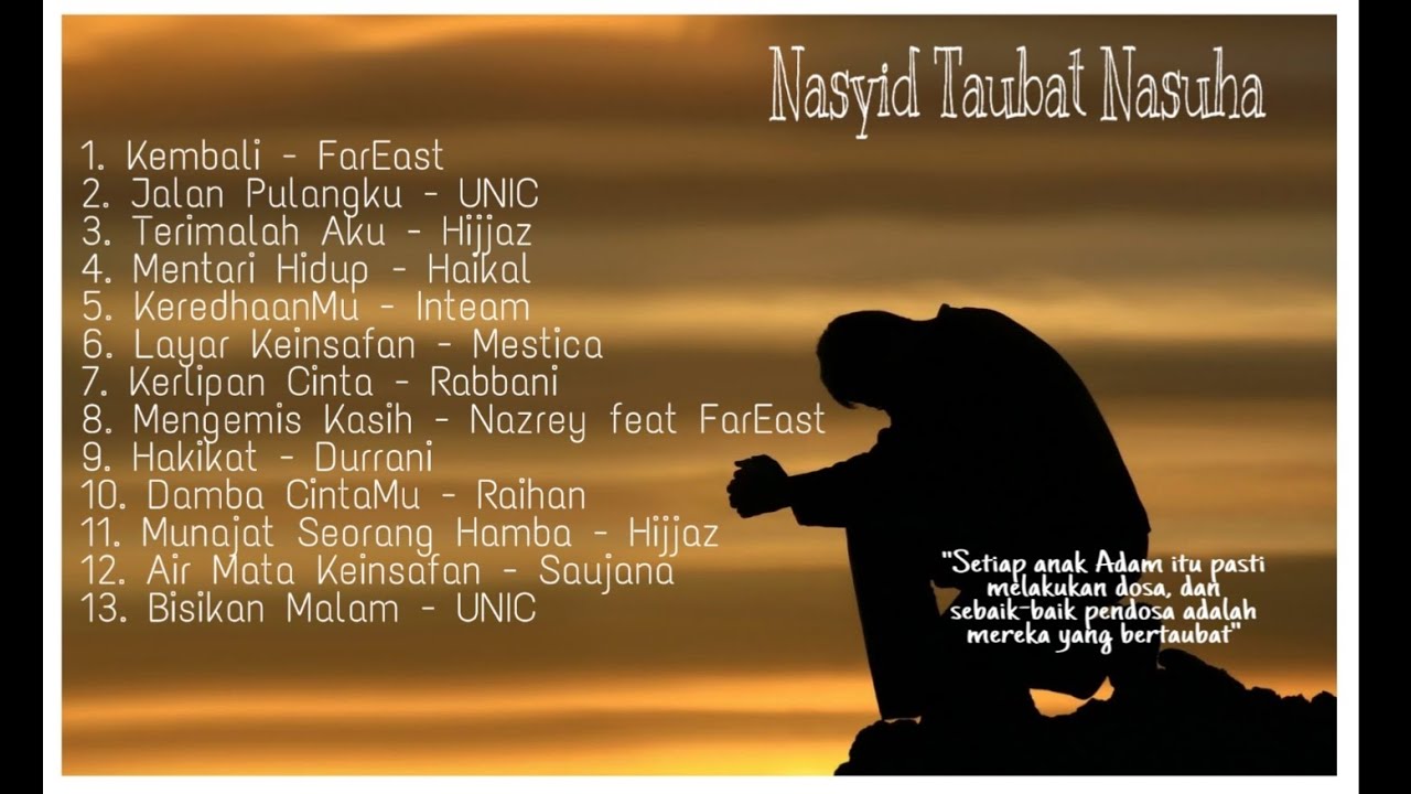 Lagu Nasyid Terbaik Taubat | Insaf | Malaysia