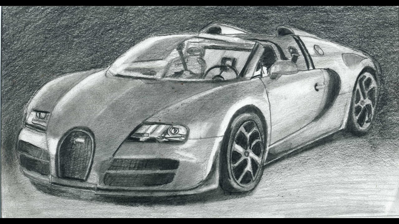 YouDraw: How to Draw Bugatti Veyron Super Car Step By Step