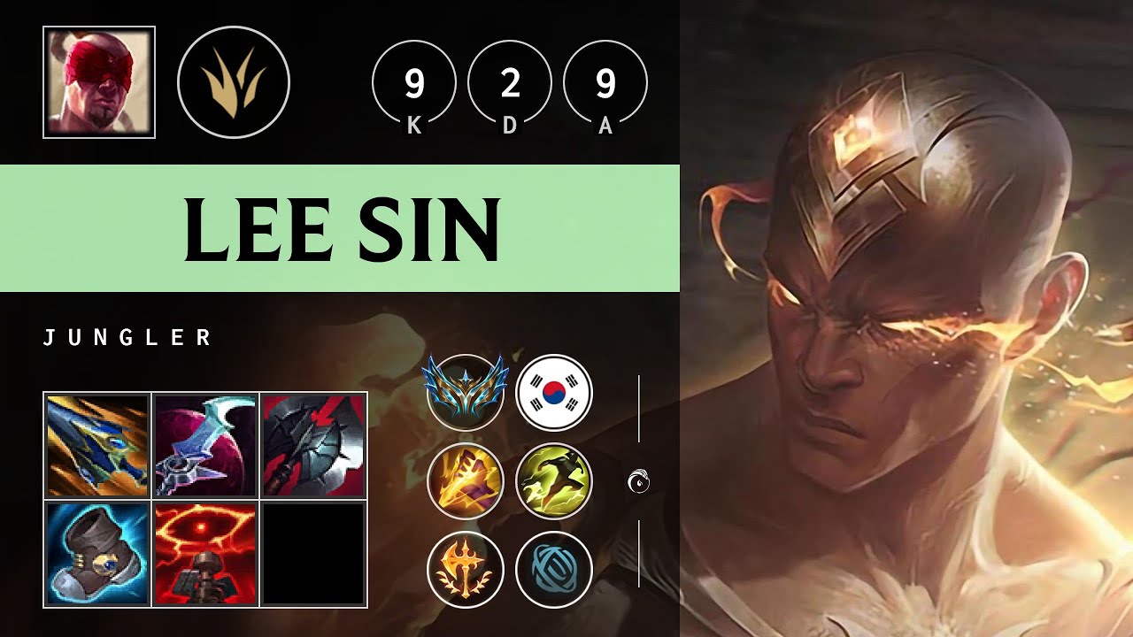 Lee Sin Jungle vs Nidalee - KR Challenger Patch 25.05