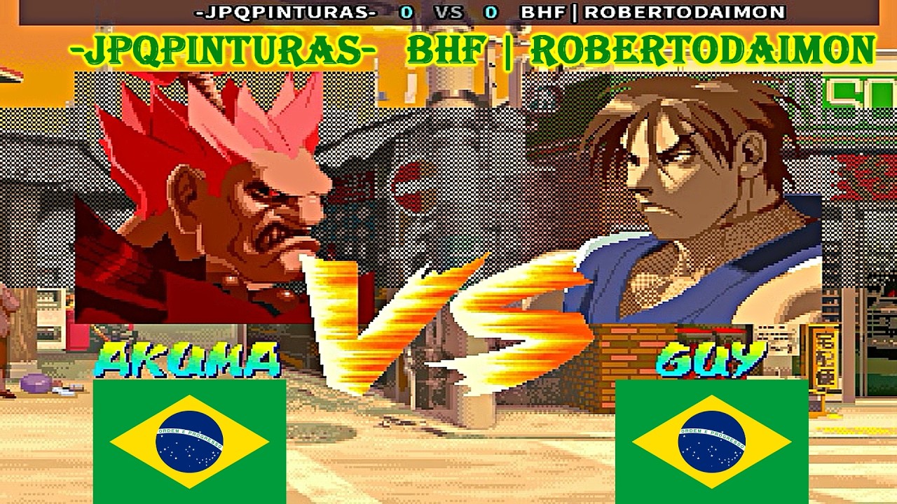 Street Fighter Alpha - -JPQPINTURAS- vs BHF | ROBERTODAIMON