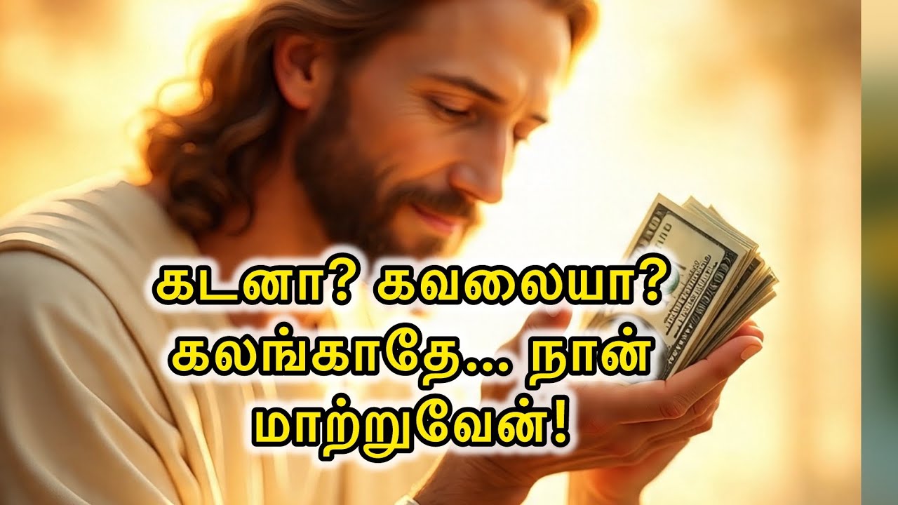 🛑 “கடனா? கவலையா? 💰கலங்காதே… நான் மாற்றுவேன் | Jesus Speak Tamil | Financial Miracle Message
