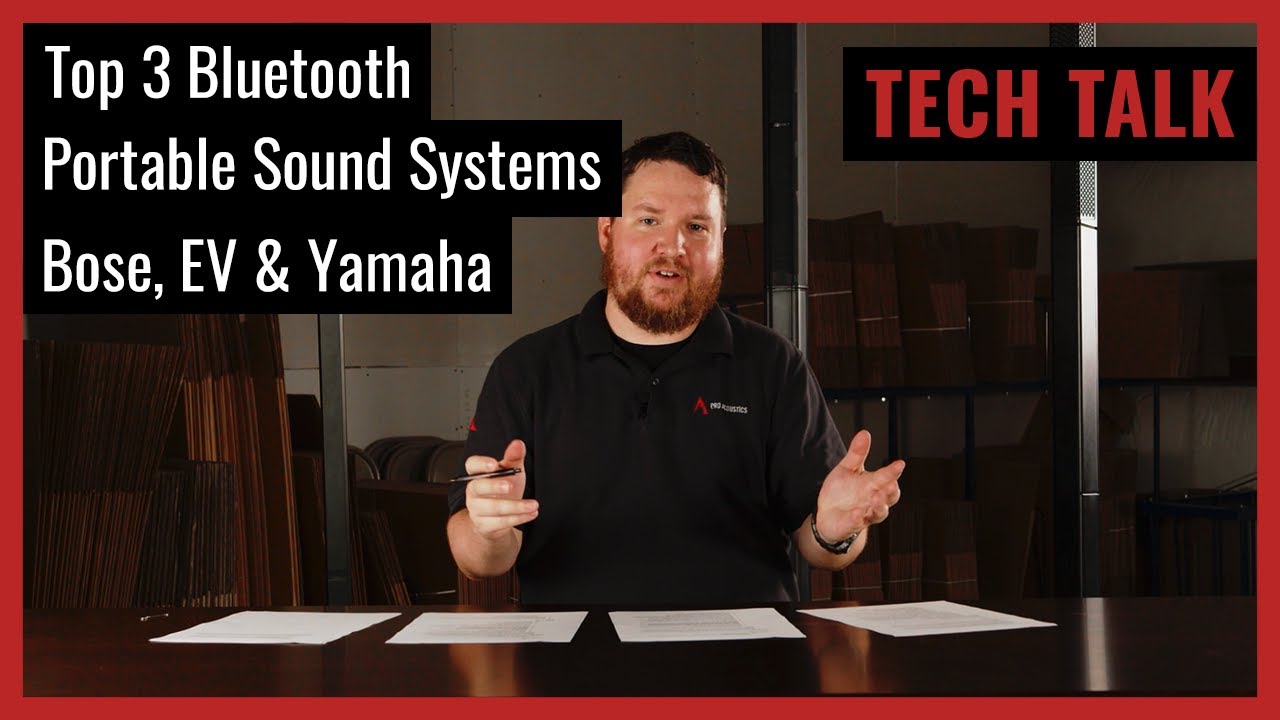 3 лучших портативных Bluetooth-акустических системы: Bose L1 Pro, EV EVOLVE30M, Yamaha STAGEPAS1K...