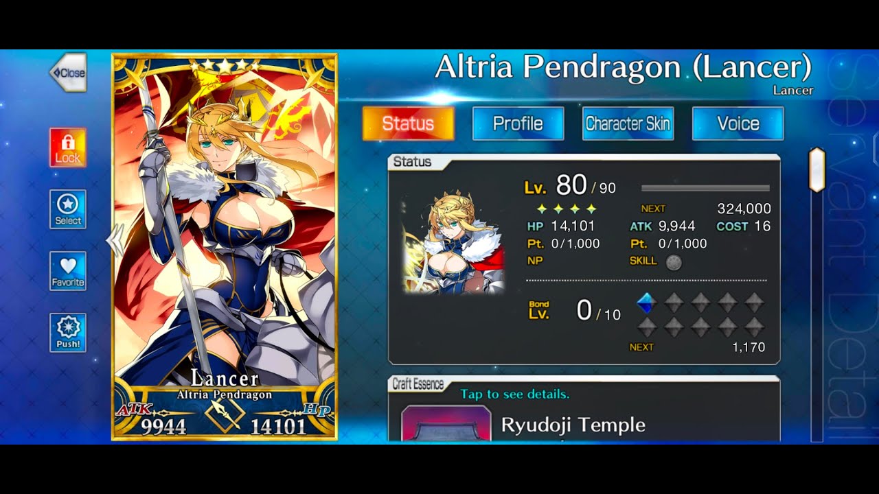 Fate/Grand Order(FGO) - Altria Pendragon (Lancer) _ Noble Phantasm _ Final Ascension