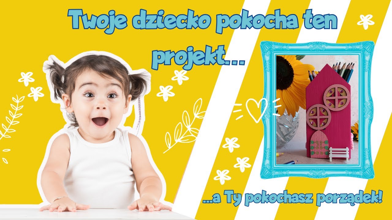 🏡 Jak zrobić pojemnik na kredki? 🏡