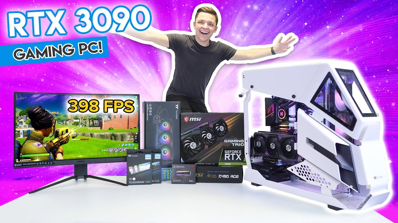 Insane RTX 3090 Gaming PC Build! [10+ Games TESTED! - Full 3090 Build Guide!]