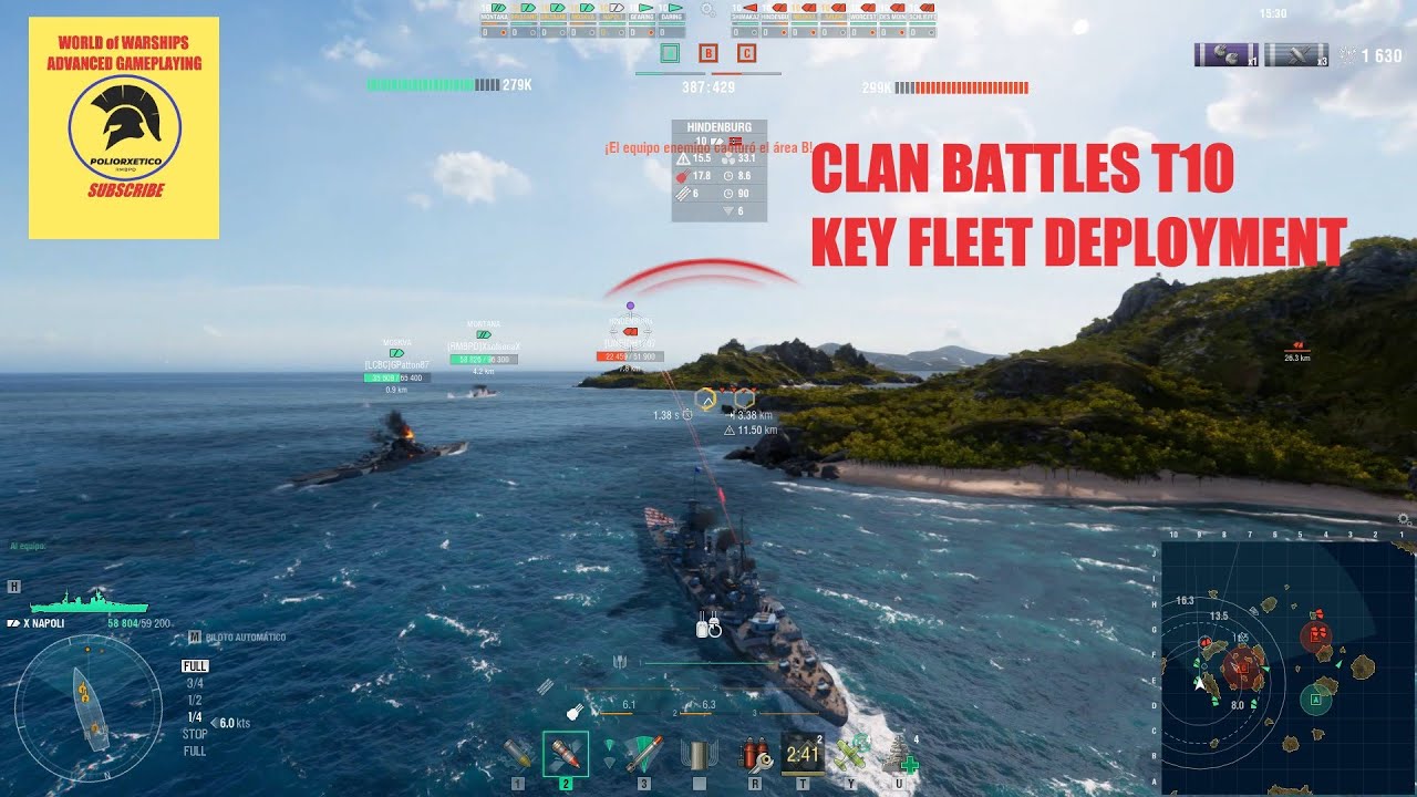 Batalla de Clanes T10 Despliegue Naval Superior