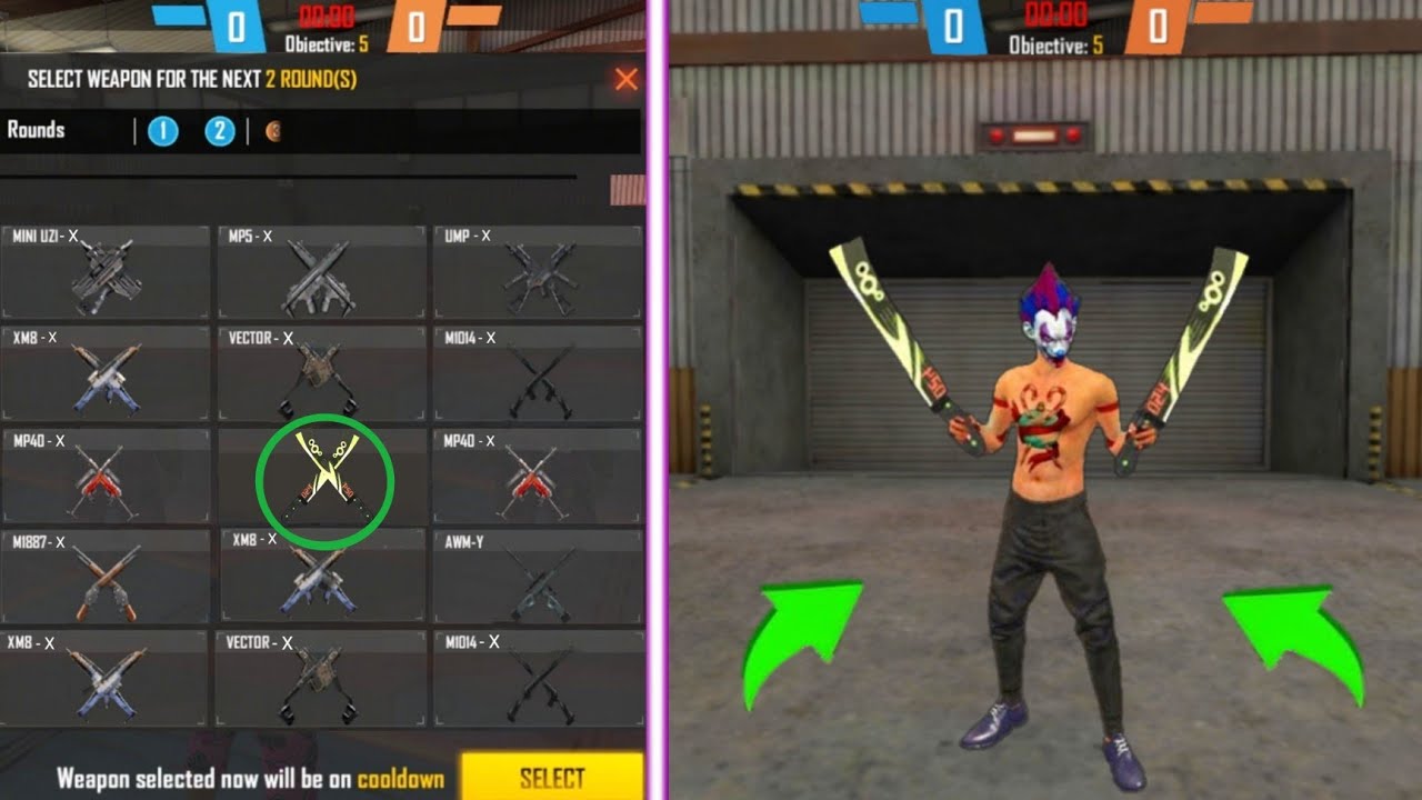 Lone Wolf Mode Double Mele weapon Enter Trick|TOP 5 Tips And Tricks Of Free Fire|#youtubeviews#Mg