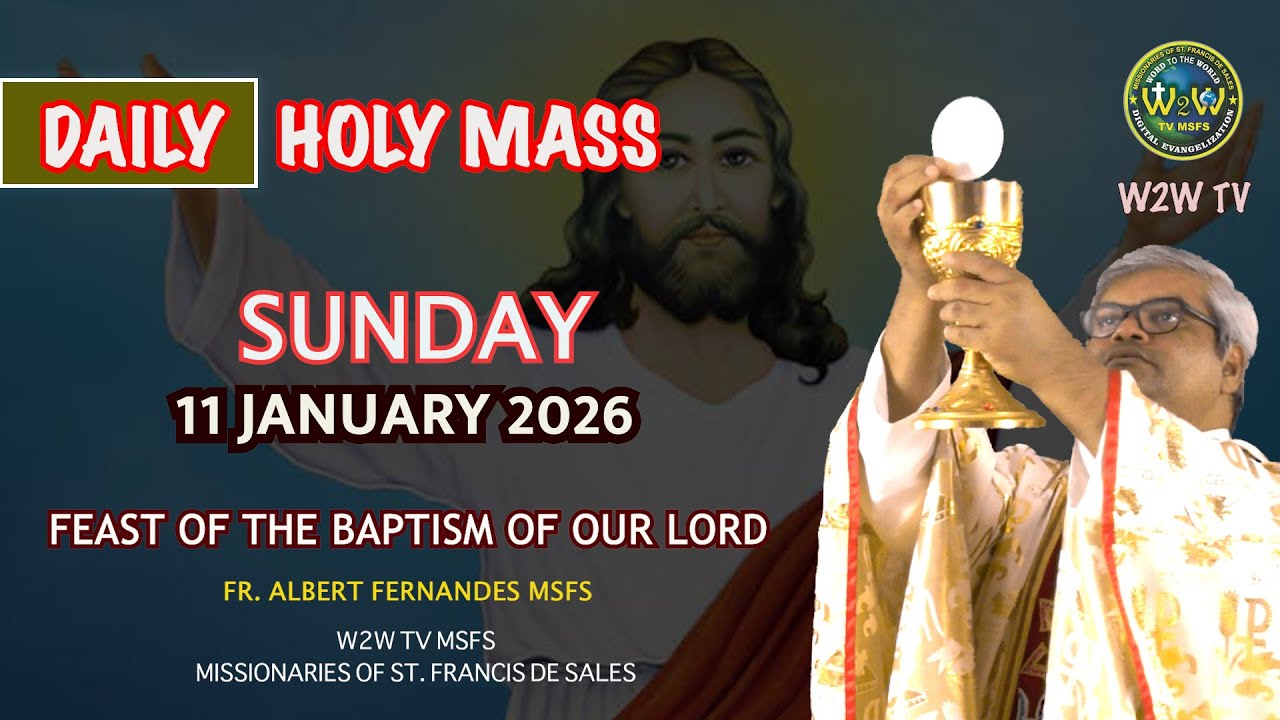 SUNDAY HOLY MASS | 11 JANUARY 2025 | BAPTISM OF OUR LORD A by Fr  Albert #holymastoday #masstoday