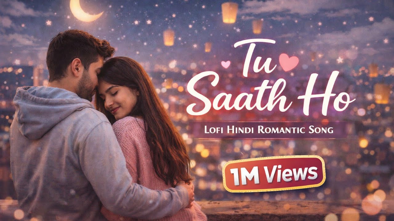 Tu Saath Ho 💖 |Hindi Lofi Romantic Song| Midnight Love Vibes| VibeRoomLofi | #love #song #trending
