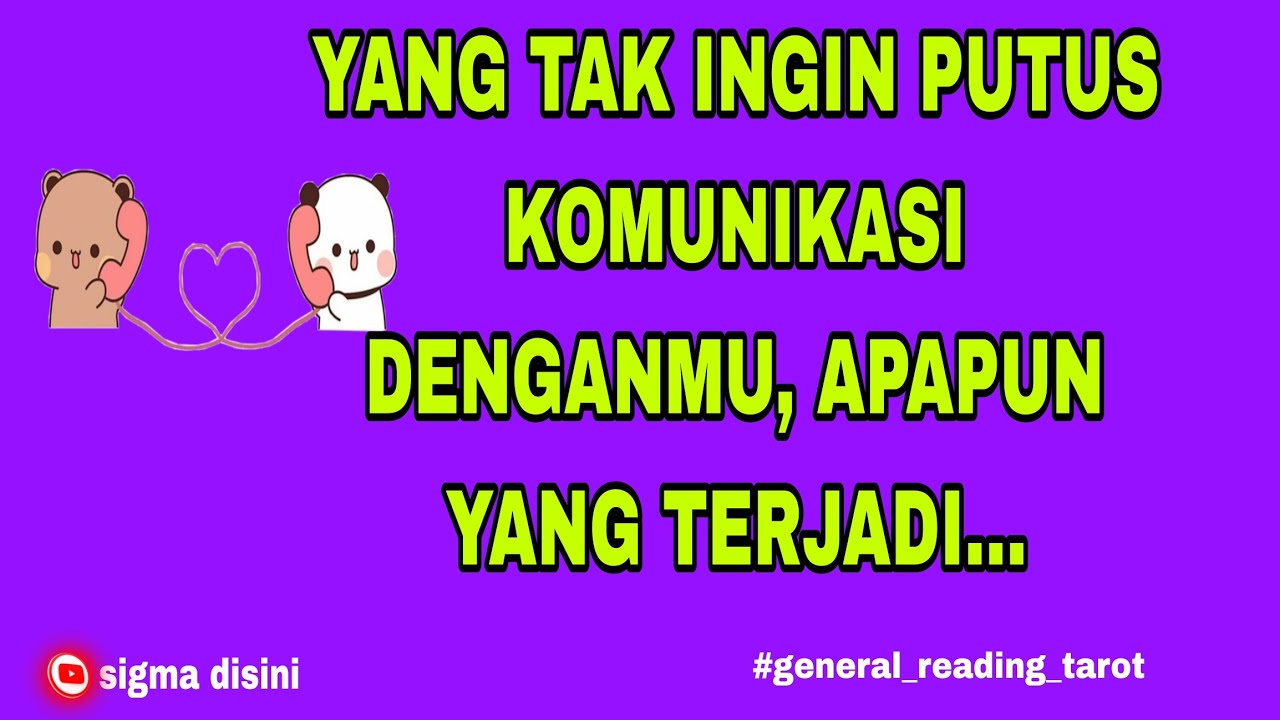 ☂️YANG TAK INGIN PUTUS KOMUNIKASI DENGANMU, KARENA DIA MASIH SAYANG KAMU BANGET☂️#tarot #zodiak 