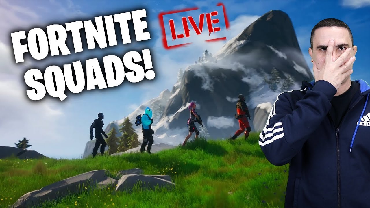 Fortnite Squads LIVE! | 2J