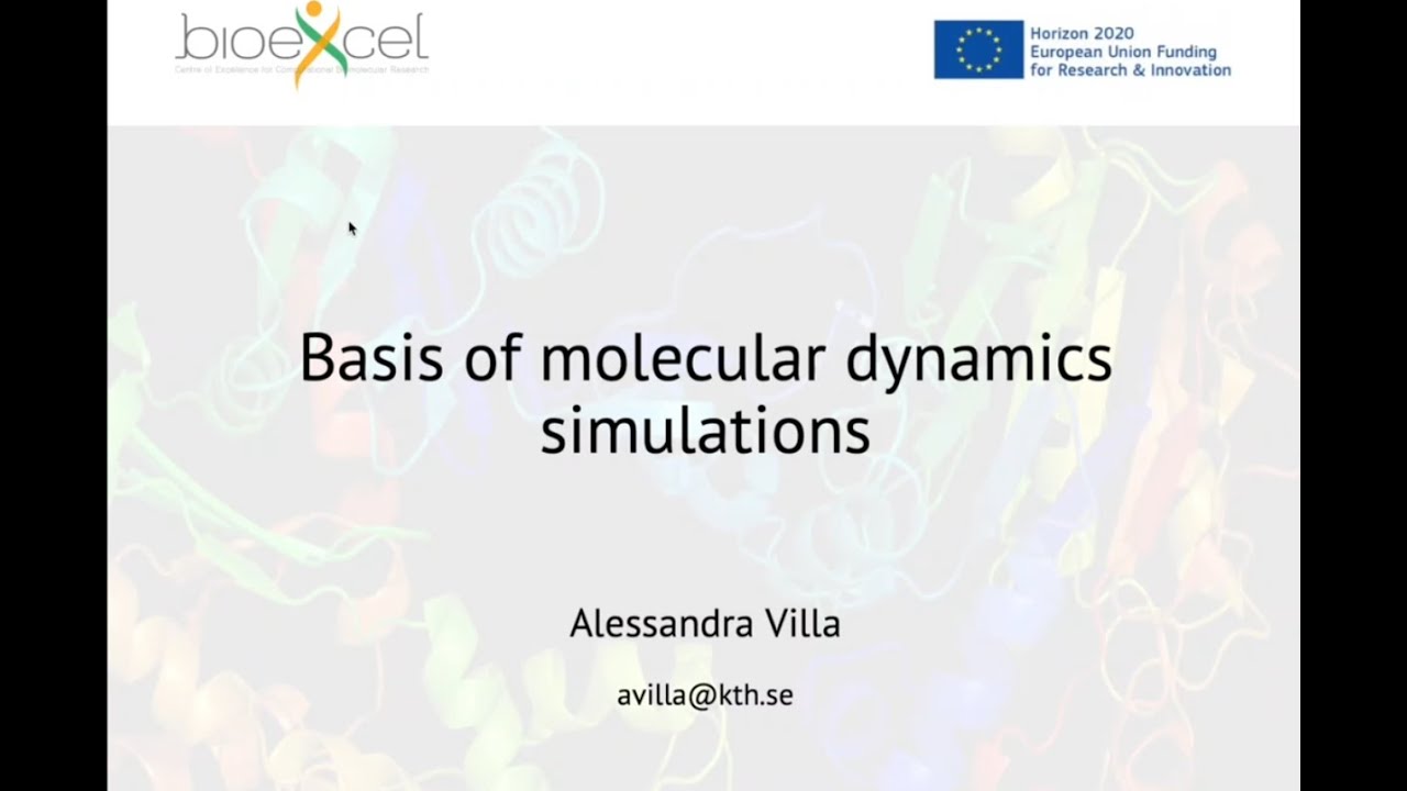 Basis of molecular dynamics simulations - Part I
