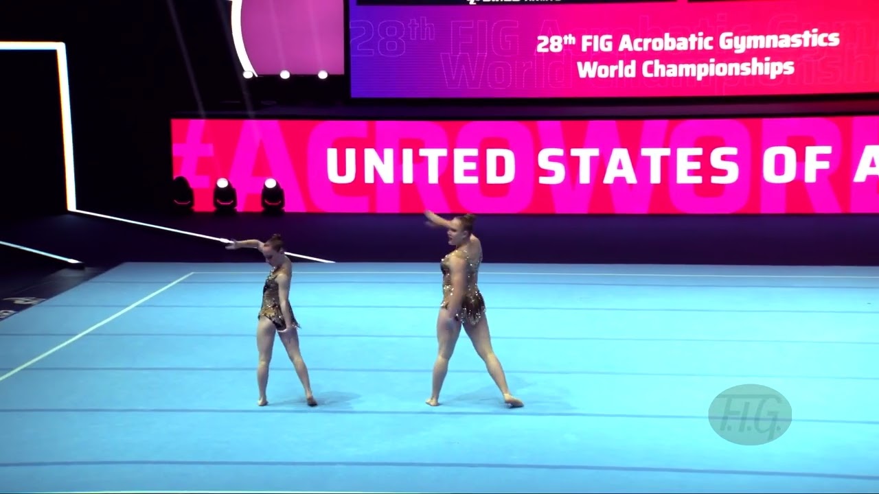 United States (USA) - 2022 Acrobatic Worlds, Baku (AZE) - Balance Qualification  Women's Pair
