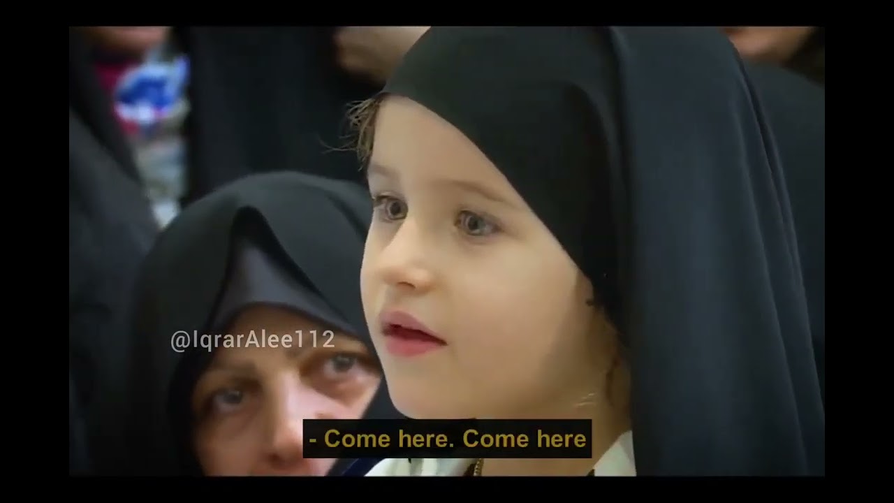 Intimate conversation between children of martyred defenders of holy shrines with Ayatollah Khamenei