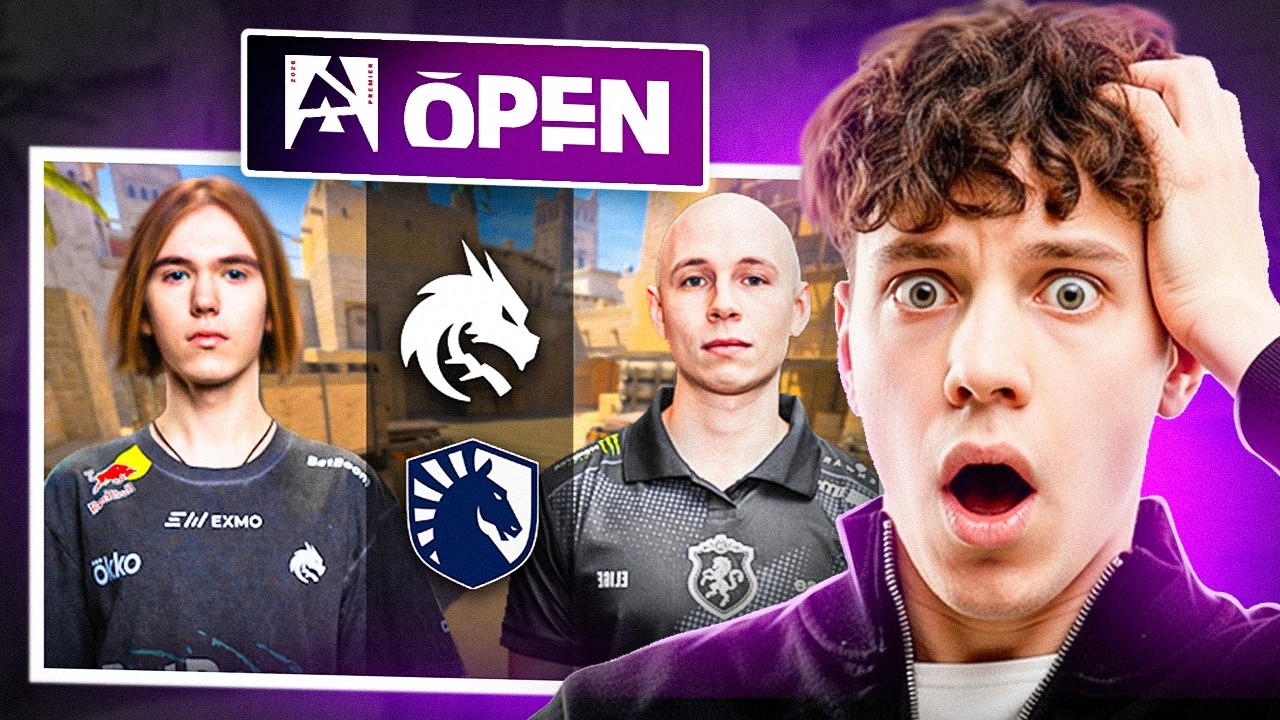 Spirit vs Liquid – ЖЕСТКИЙ ЭЙС ОТ ДОНКА! АУНКЕР СМОТРИТ BLAST Open Rotterdam 2026 (CS2)