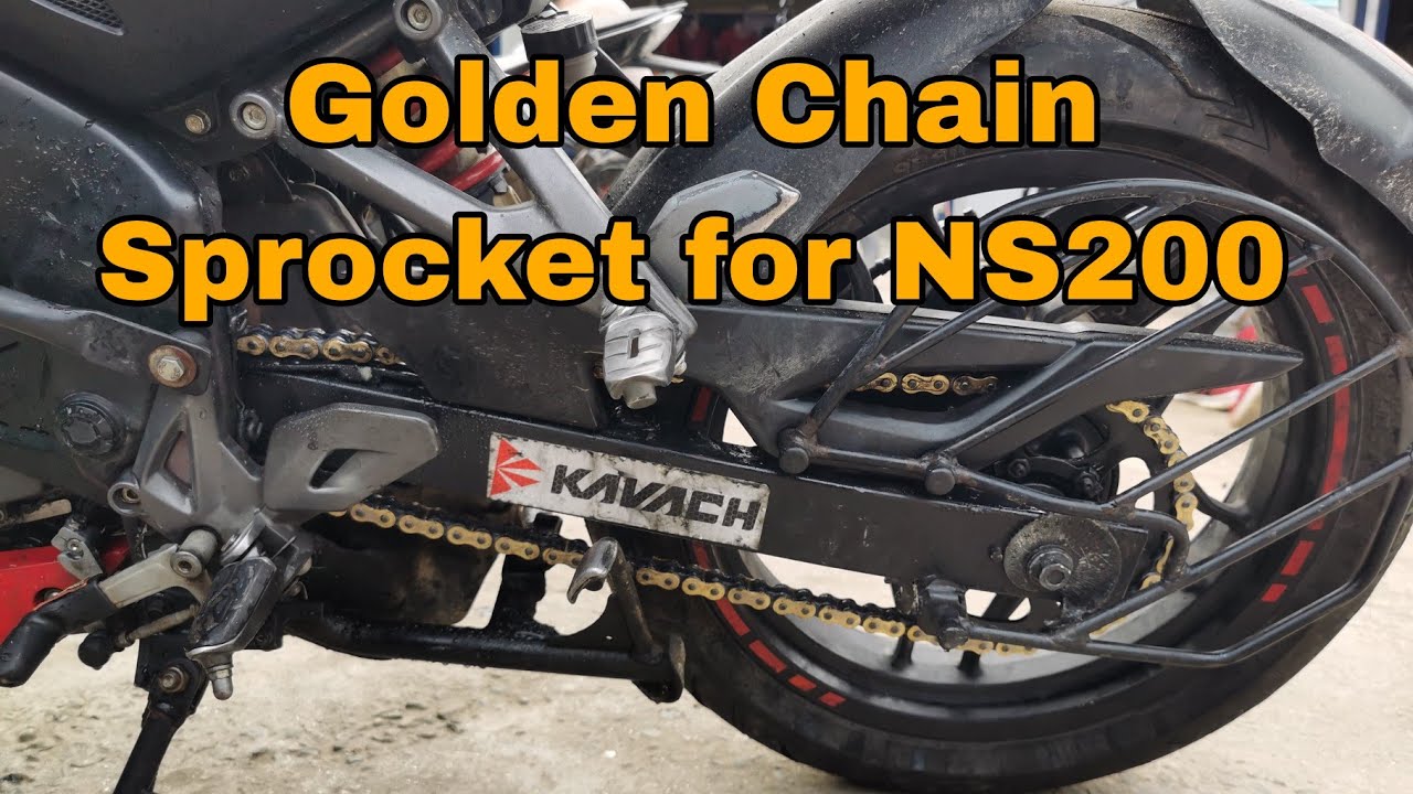 Why I Choosed Diamond Razer Golden Chain Sprocket in NS200? || Chain Cleaning Tips & Tricks || NS200
