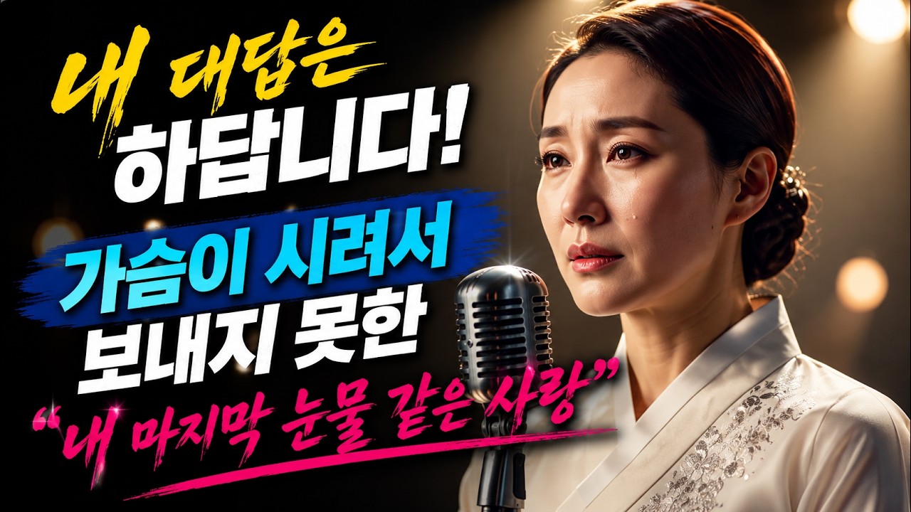 💗내 마지막 눈물 같은 사랑💗 가슴이 시려서 보내지 못한..,💗