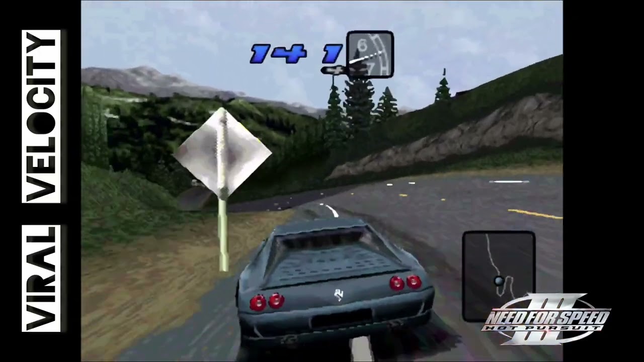 Jugando a Need for speed 3 Hot pursuit de 1998