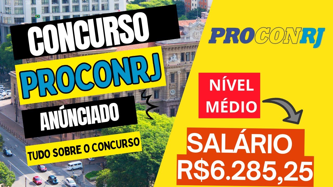 Concurso PROCON RJ 2026: 30 Vagas, Salários até R$ 8,1 mil e Provas em Abril
