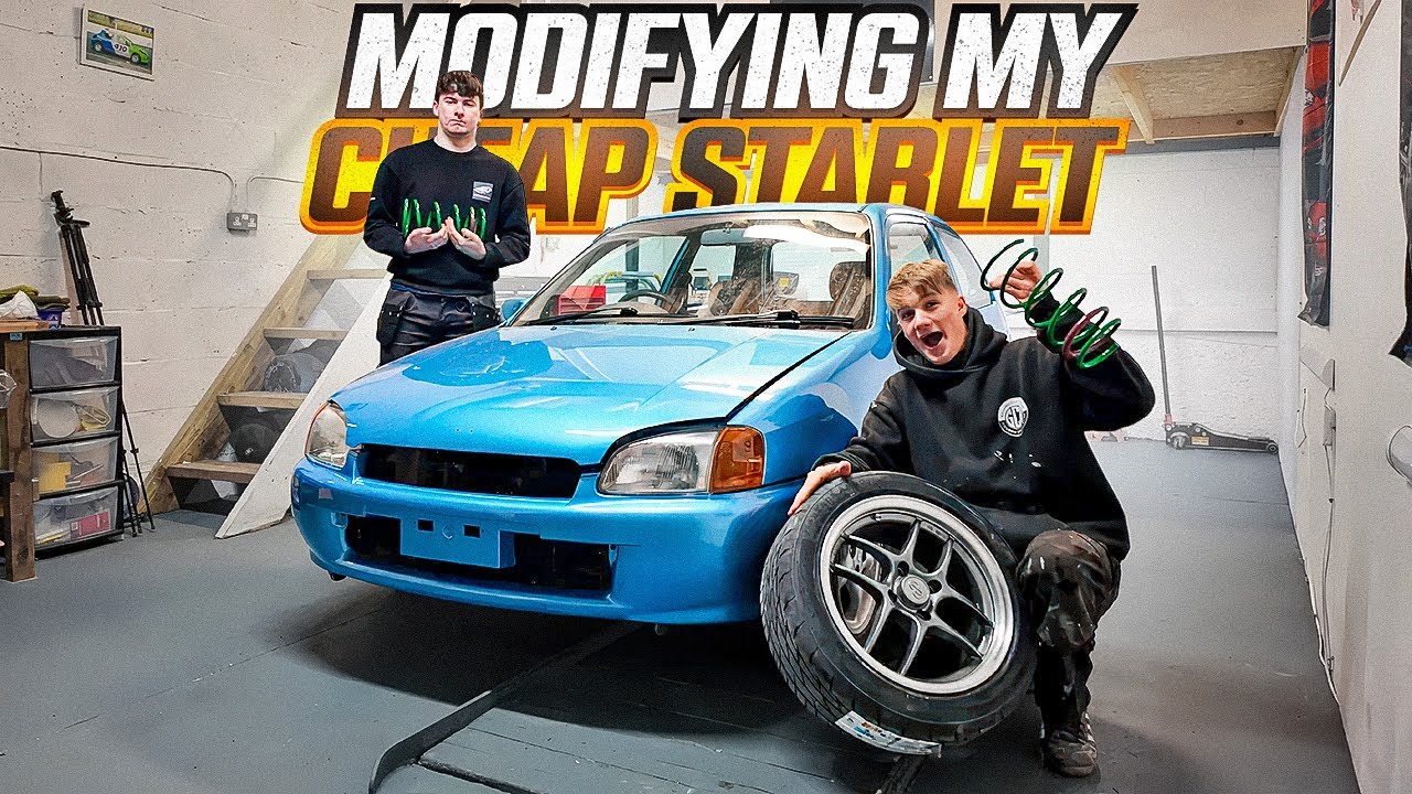 MODIFYING MY CHEAP TOYOTA STARLET!