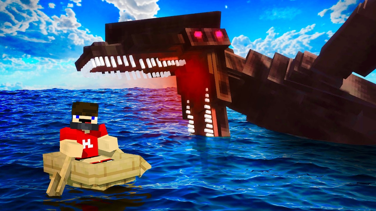 Přežij DĚSIVÝ Minecraft Oceán…