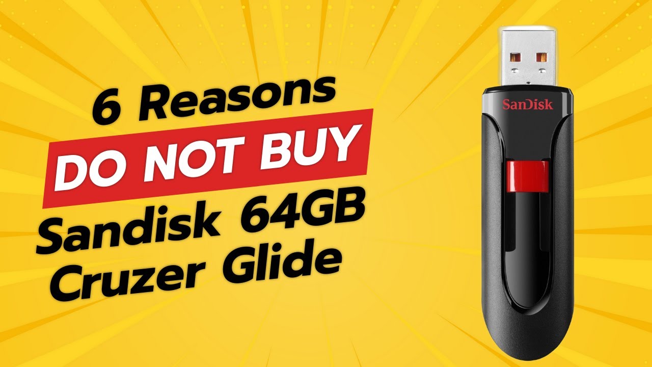 DON'T BUY Sandisk 64GB Cruzer Glide USB 2.0 Flash Drive Until You Watch THIS! 🚫⚠️