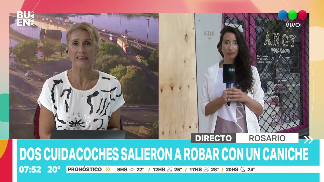Dos cuidacoches salieron a roibar con un caniche en Rosario