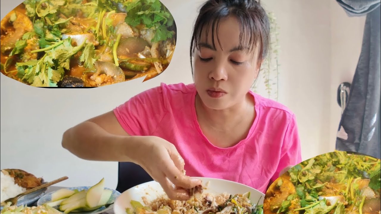 ခရမ်းသီးဗုတ်ပွနှင့်ငါးဒန်  Fish curry