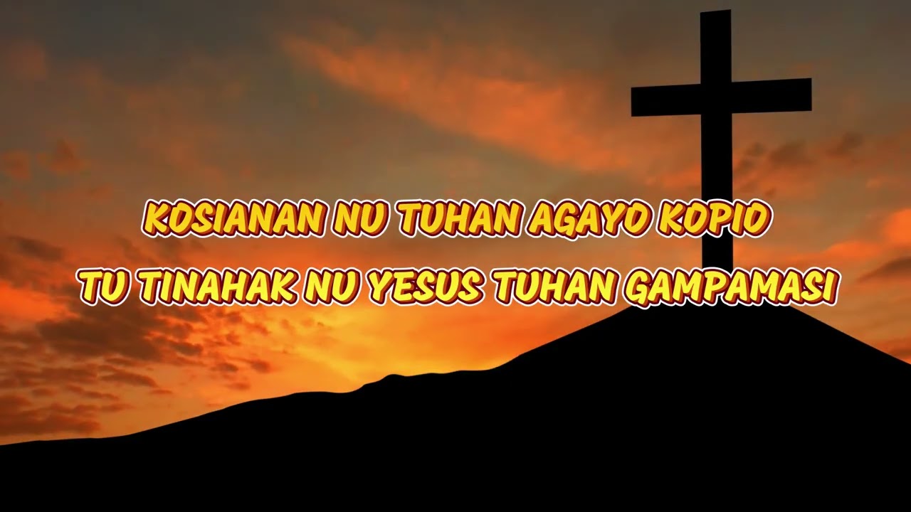 LAGU PASKAH 80an - NOKOHINO YAHAI   KARAOKE