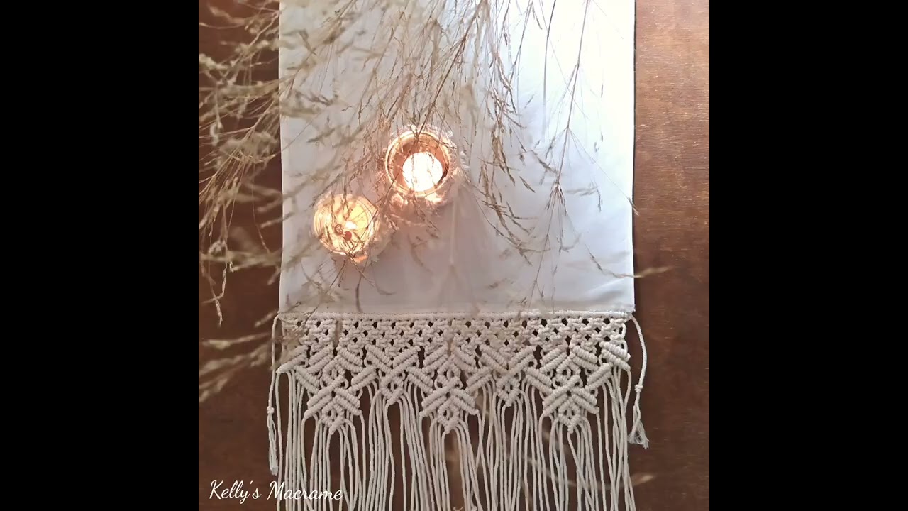 Elegant Macrame Table Runner